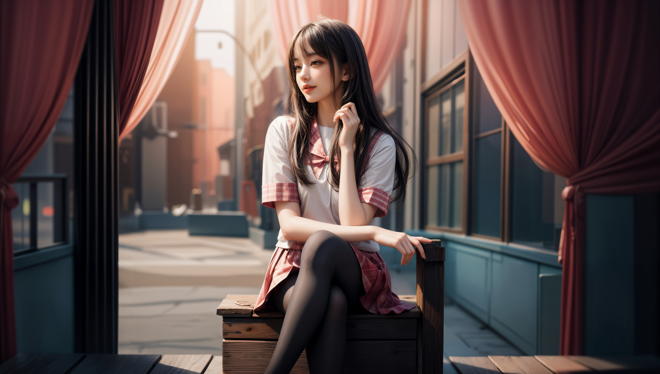 江西安远天空出现绚烂“七彩祥云”